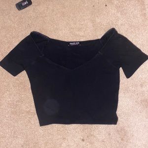 Fashion nova black blouse